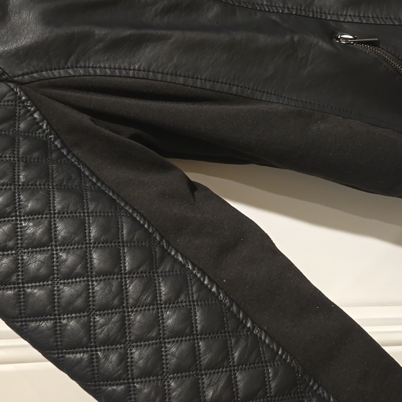 Faux Leather Jacket 18/20 Black - Picture 3 of 7